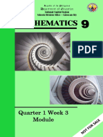 Math 9 Week 3