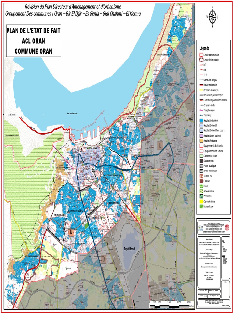 Plan Occupation Du Sol Acl Oran | PDF | Urbanisation | Urbanisme
