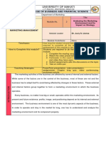 Marketing Mgt-Module 2 - Analyzing The Marketing Environment