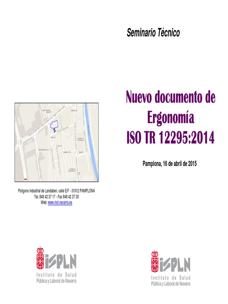 Seminario Ergonomia ISOTR1229516042015 | PDF | Factores humanos y ...