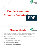 Parallel Computing Memory Architectures