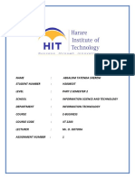 Absalom T. Shereni H200853T E-Business Assigment 1