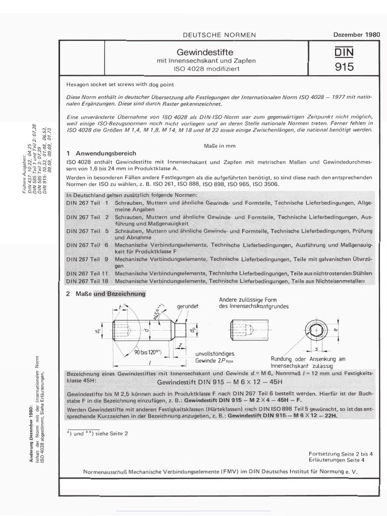 Din 915 | PDF