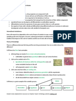 1.1 Introduction To Cells Student Notes