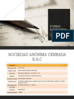 Formas Societarias - Mauricio Aparcana Villacorta
