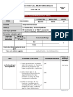 Guía Taller 16 Y 17 Mod 2 Español Décimo Grado