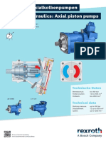 Hydraulik - Axialkolbenpumpe Schrägachse variabel, Hydraulics - Axial piston pumps bent-axis design variab