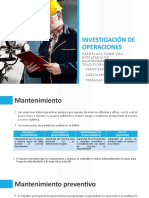 INV OP Reemplazo Como Una Estrategia de Mantenimiento