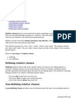 Relative Clauses Explained: Defining vs Non-Defining