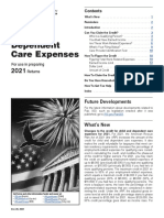 Child and Dependent Care Expenses: Future Developments