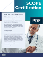 SCOPE Certification Guide English