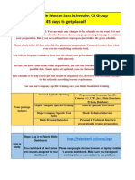 (CS IT) Masterclass 45 Days Schedule General