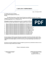 Formato Carta Compromiso de Pago