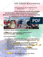Aspectos problemáticos de la realidad nacional peruana