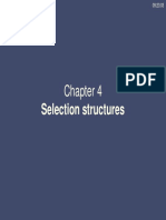 Chapter 04 - Selection Structures