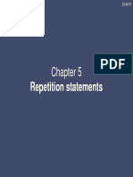 Chapter 05 - Repetition Statements
