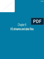 Chapter 08 - IO Streams and Data Files