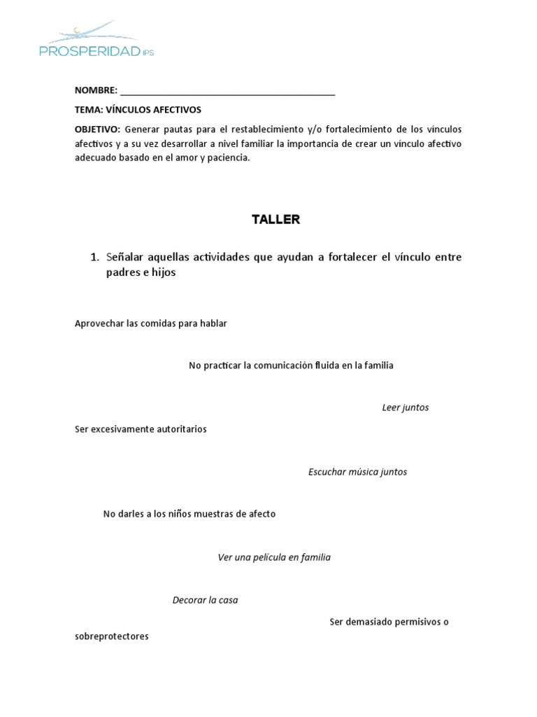 Taller 2 | PDF | Artes del Lenguaje y Comunicación