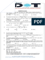 Chemistry Test Paper 27-10-2021