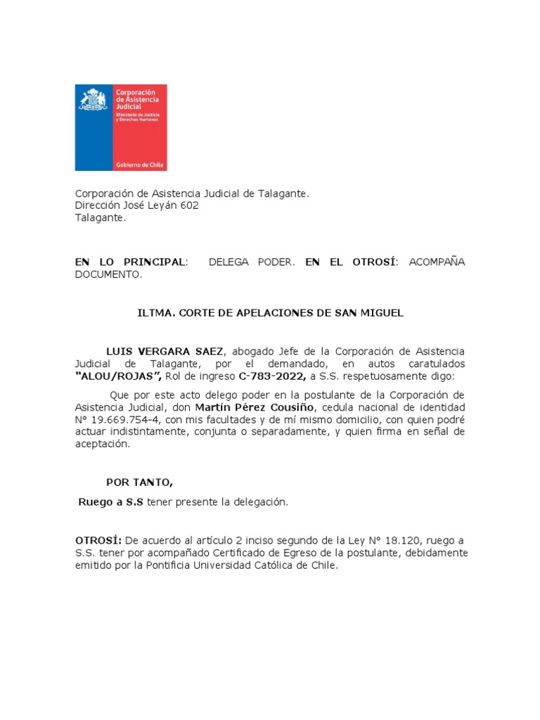 Modelo Delega Poder | PDF