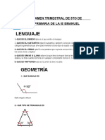 Preguntas de Examen para Quinto de Primaria