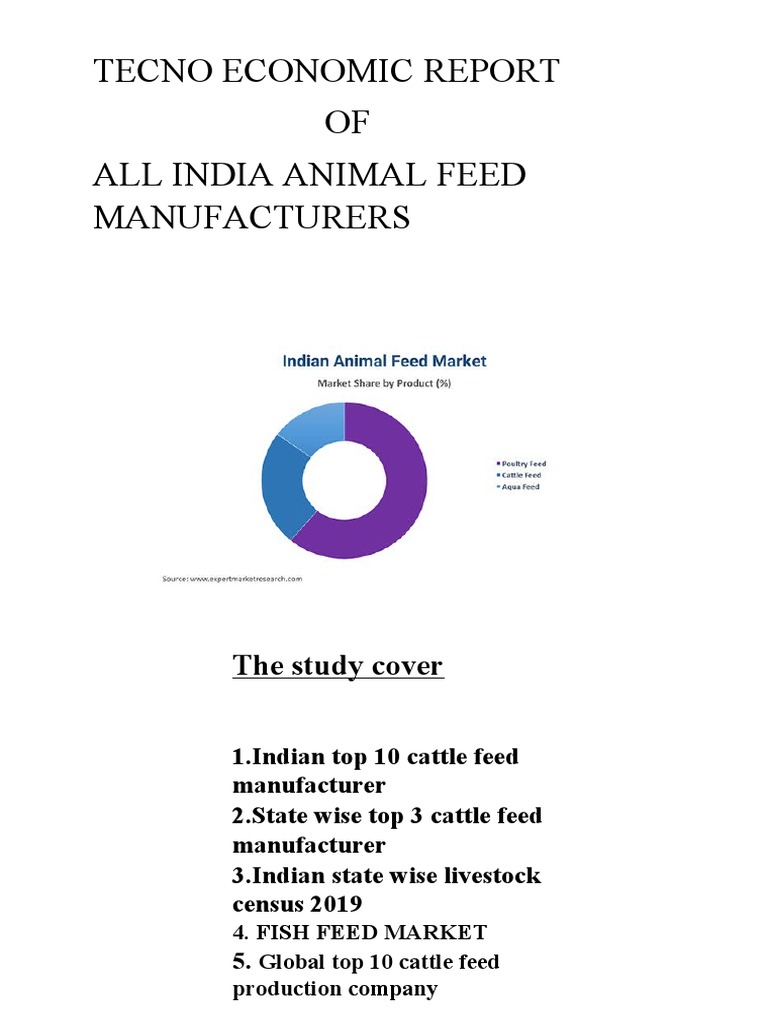 All India Animal Feed Manufacturers PDF Cattle Livestock