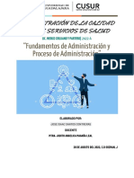 Fundamentos de Administración y Proceso Administrativo