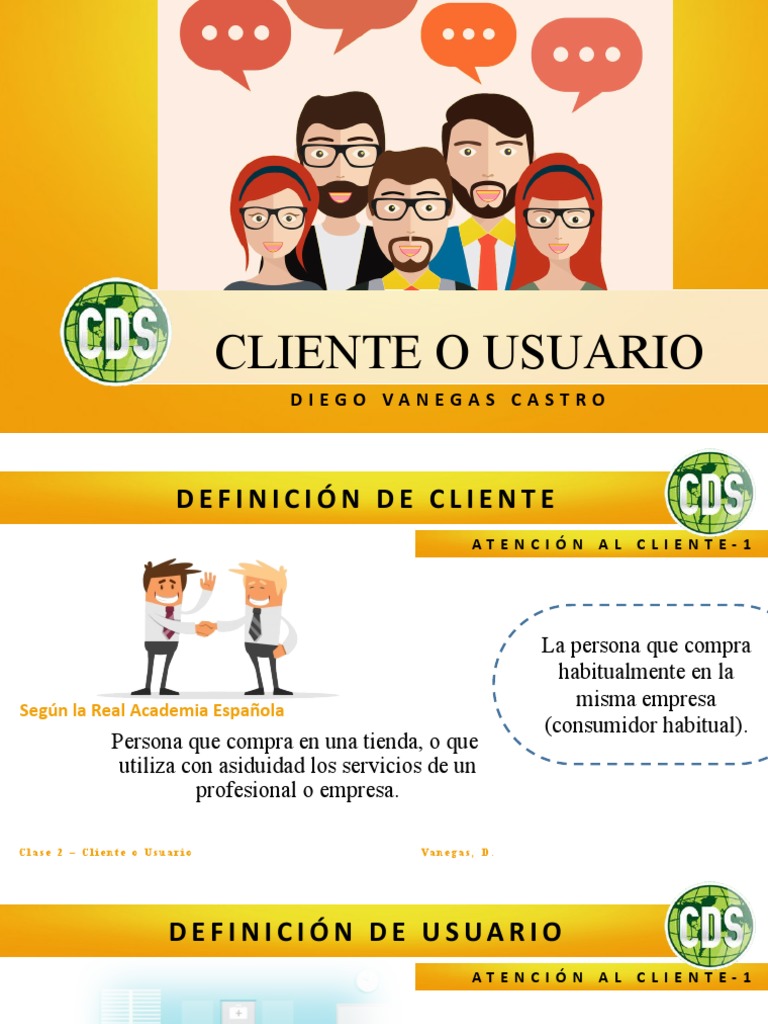 Clase 2 - Cliente y Usuario | PDF | Cliente | Comportamiento