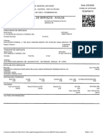 Nota Fiscal de Serviços - Avulsa: 7E30P66TO