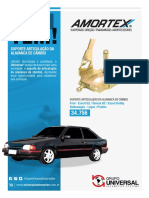 Comunicado - Amortex - Suporte Articulação Alavanca Cambio Escort Hobby