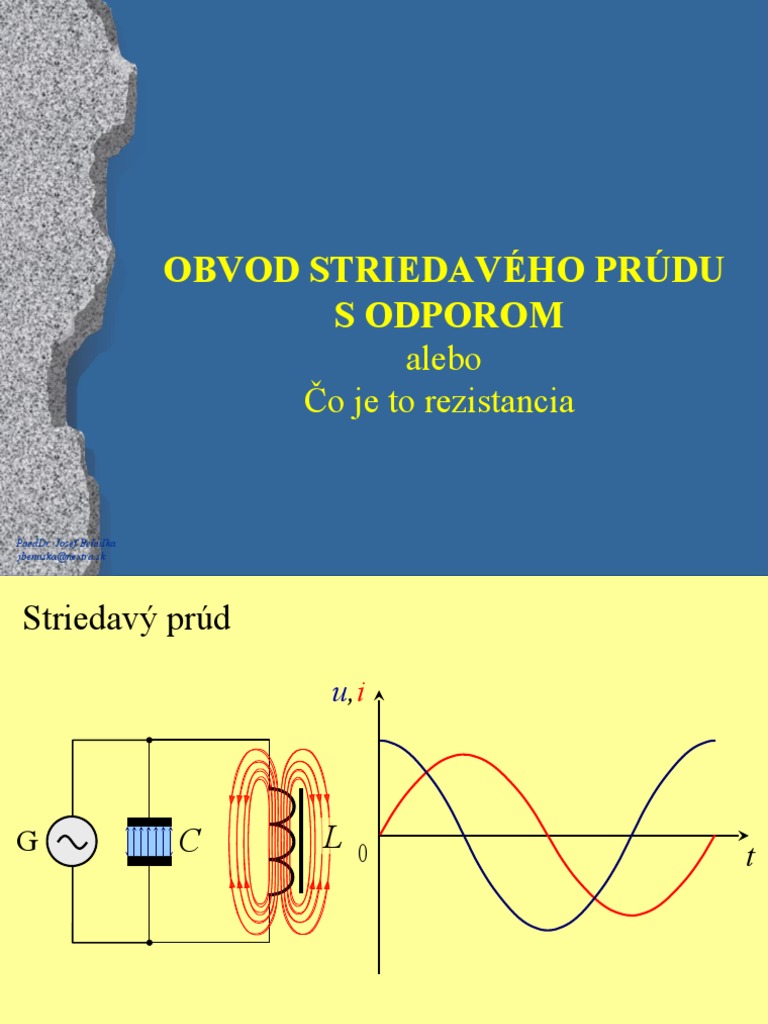 01-Obvod Striedaveho Prudu S Odporom | PDF