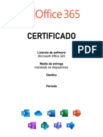 Certificado Office 365