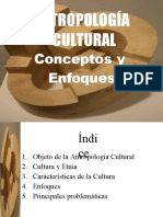 Antropologia Cultural Conceptos y Enfoques