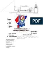 Analisis de Gases Automotriz