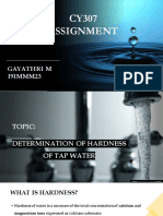 DETERMINE HARDNESS TAP WATER