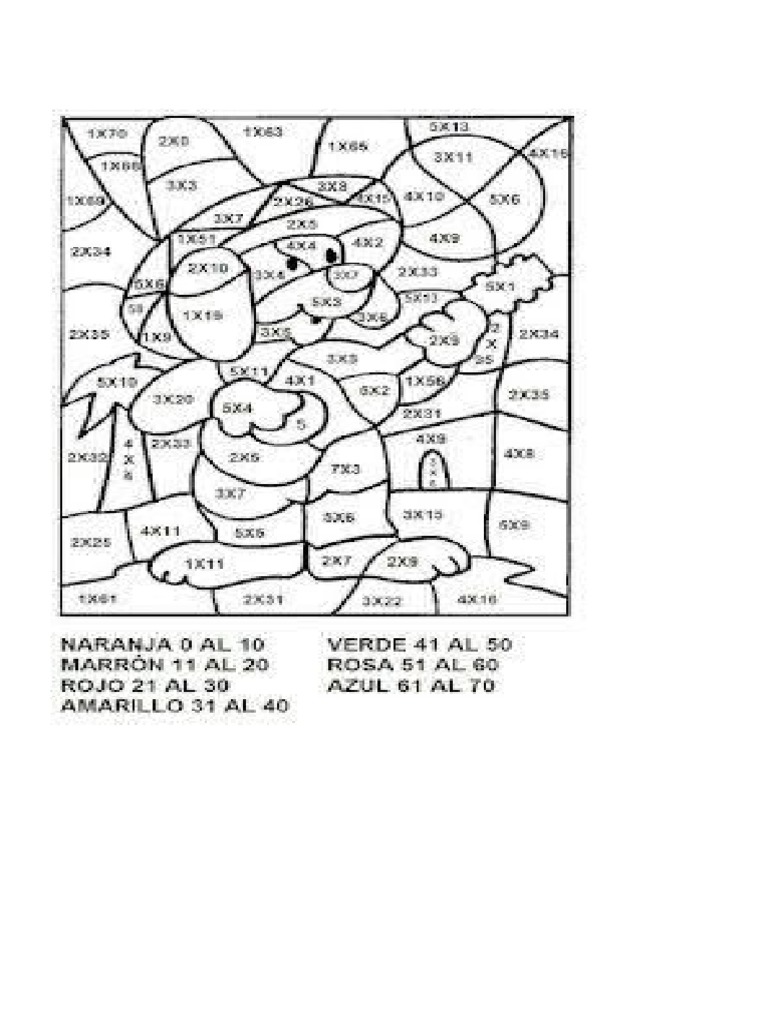 Dibujo Tablas De Multiplicar Pdf 