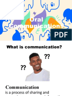 Oral Communications Intro