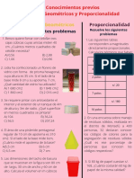 Recupero Mis Saberes Sobre Sólidos Geométricos y Proporcionalidad