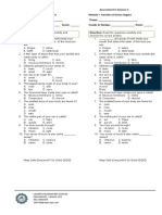 Assessment Test in Science 3.1