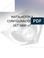 Instalación y configuración básica de OLT 5800 x7