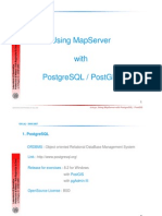 Using Mapserver With Postgresql / Postgis: Gis (A) - 2006/2007