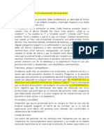 HISTORIA CLÍNICA  - La comunicación con el paciente