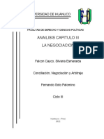 2da Tarea Academica - Cap III - La Negociacion - Falcon Cayco Silvana Esmeralda