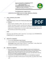 Ketentuan Lomba Proposal Produk