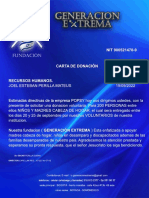 Carta Peticion de Doncion para Popsy 1