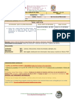 Plan de Actividades Inglés 1-14-25 Feb. T8