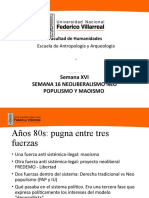 SEMANA 16 NEOLIBERALISMO NEO POPULISMO Y MAOISMO