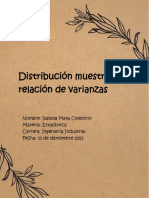 La Distribución de La Varianza Muestral