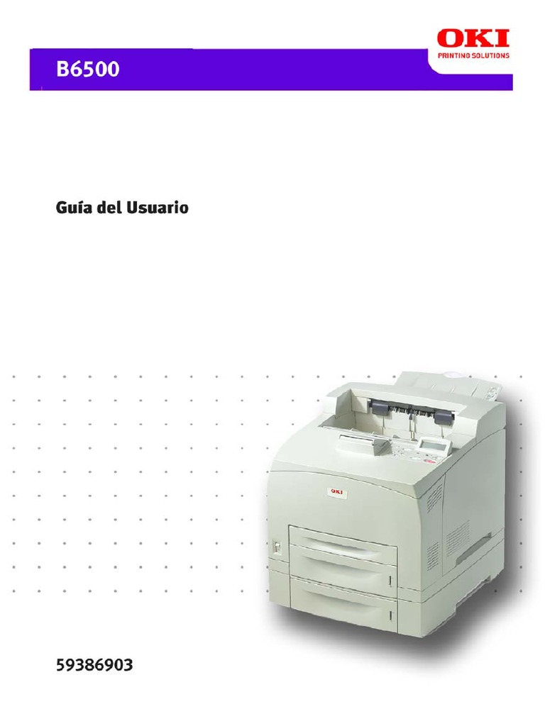 Manual B6500 | PDF | Impresora (Computación) | Microsoft Windows