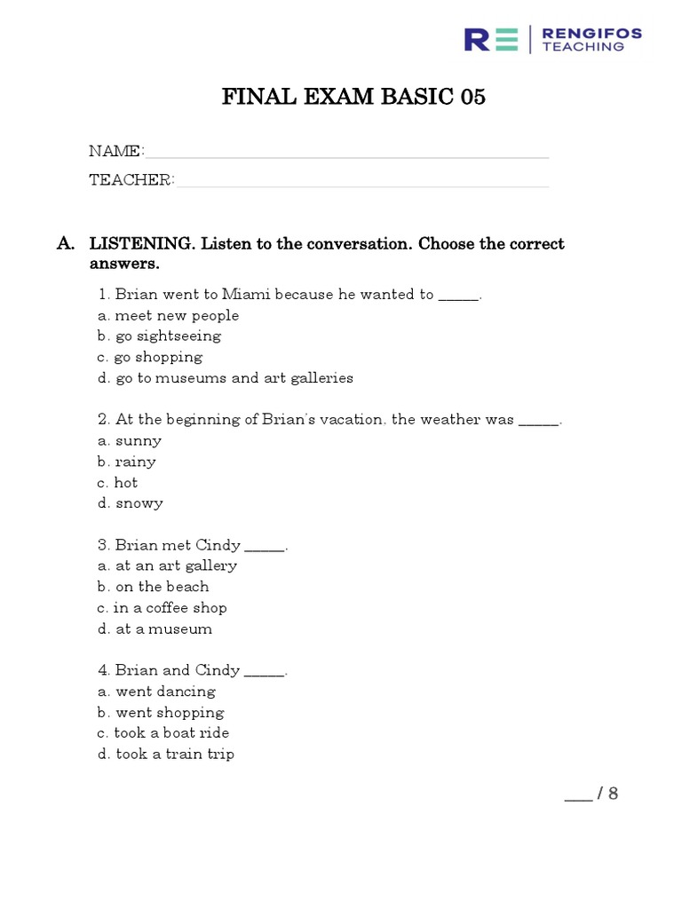 BASIC 5 - Final Exam | PDF | Human Communication | Linguistic Morphology